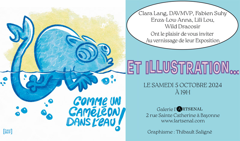 carton d'invitation du vernissage